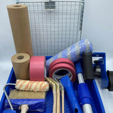 "Profi-Set", 18tlg. Malerwerkzeug- und Zubehör-Box